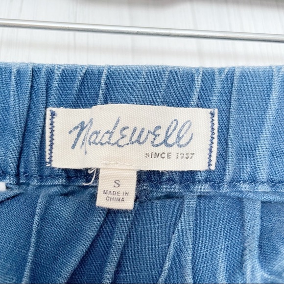 Madewell Pull-On Cotton Linen Shorts Size Small - Picture 6 of 8